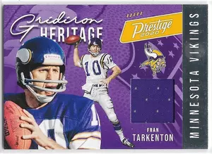 2020 Prestige Gridiron Heritage #GH-FT Fran Tarkenton