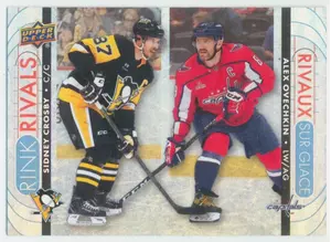 2023-24 TIM HORTONS GREATEST DUOS - SIDNEY CROSBY/ALEX OVECHKIN #RR-8 RINK RIVALS