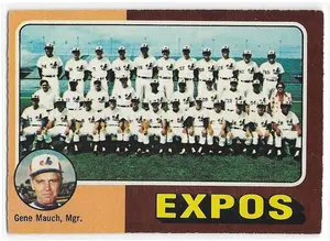 1975 O-Pee-Chee #101 Montreal Expos (Gene Mauch, Mgr.) *