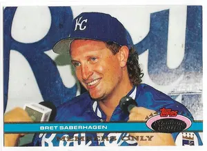 1991 Stadium Club Members Only #28 Bret Saberhagen