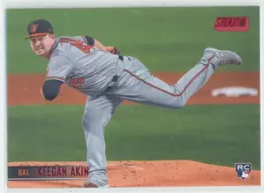 2021 Topps Stadium Club - Keegan Akin #79 Red Foil Parallel