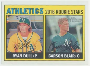 2016 Topps Heritage - Ryan Dull/Carson Blair #172 Rookie Stars RC