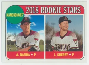 2018 Topps Heritage - Anthony Banda/Jimmie Sherfy #79 Rookie Stars RC