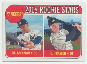 2018 Topps Heritage - Miguel Andujar/Clint Frazier #114 Rookie Stars RC
