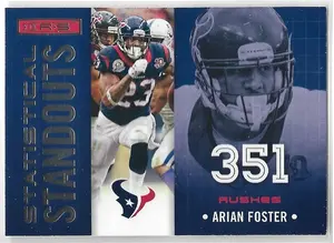 2013 Rookies & Stars Statistical Standouts #13 Arian Foster