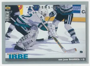 1995-96 COLLECTOR'S CHOICE - ARTURS IRBE #64 PLAYER'S CLUB