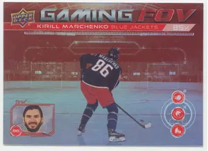 2024-25 UPPER DECK - KIRILL MARCHENKO #GFOV-10 GAMING FOV