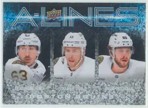 2024-25 UPPER DECK - BRAD MARCHAND/CHARLIE COYLE/DAVID PASTRNAK #AL-3 A-LINES