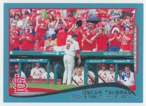 2014 Topps Update - Oscar Taveras #US-113 Wal-Mart Blue Parallel