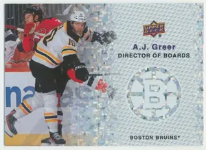 2023-24 UPPER DECK - A.J. GREER #DB-2 DIRECTOR OF BOARDS SPECKLE