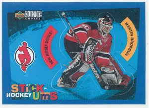 1997-98 COLLECTOR'S CHOICE - MARTIN BRODEUR #S3 STICK UMS⚠️