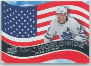 2020-21 UPPER DECK - AUSTON MATTHEWS #WW-2 NHL WORLDWIDE