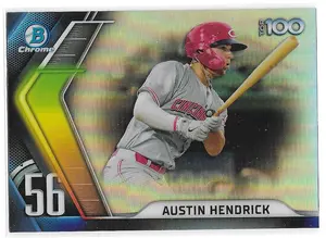 2022 Bowman Chrome Top 100 #BTP-56 Austin Hendrick