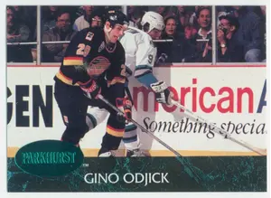 1992-93 PARKHURST - GINO ODJICK #422 EMERALD ICE