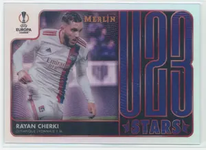 2021-22 Topps Merlin Collection Chrome UCL - Rayan Cherki #U23-5 U23 Stars