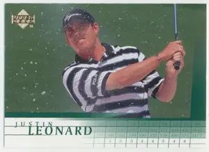 2001 Upper Deck - Justin Leonard #16 RC