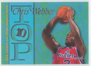1995-96 NBA Hoops - Chris Webber #AR3 Top 10