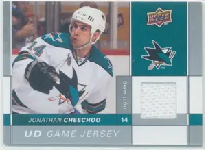 2009-10 UPPER DECK - JONATHAN CHEECHOO #GJ-JC GAME JERSEY