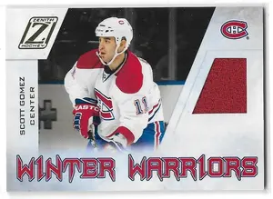 2010-11 Zenith Winter Warriors #SG Scott Gomez