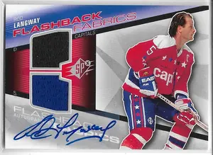 2008-09 SPx #241 Rod Langway (Flashback Fabrics)