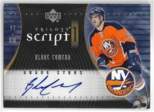 2007-08 Trilogy Script 1 #S1-BC Blake Comeau