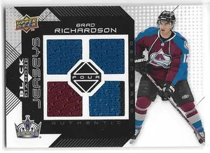 2008-09 Black Diamond Jerseys #BDJ-BR Brad Richardson