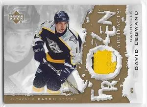 2007-08 Artifacts Frozen Artifacts Patch Gold #FA-DL David Legwand (10/25)
