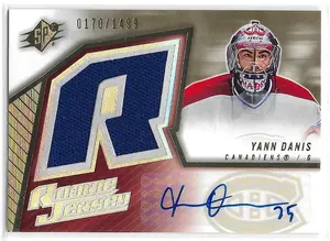 2005-06 SPx #160 Yann Danis RC (0170/1499)