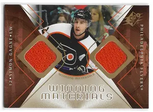 2007-08 SPx Winning Materials #WM-SG Simon Gagne