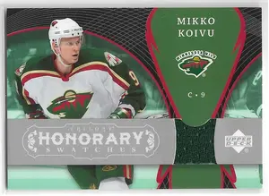 2007-08 Trilogy Honorary Swatches #HS-KO Mikko Koivu