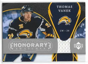 2007-08 Trilogy Honorary Swatches #HS-TV Thomas Vanek