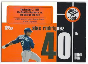 2007 Topps Road To 500 #ARHR40 Alex Rodriguez