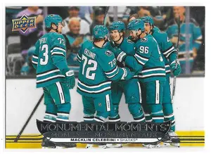 2025-26 Tim Hortons Monumental Moments #MM-7 Macklin Celebrini