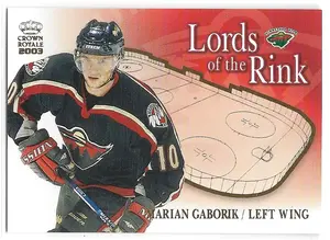 2002-03 Crown Royale Lords of the Rink #12 Marian Gaborik