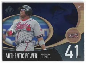 2007 SP Authentic Authentic Power #AP-5 Andruw Jones