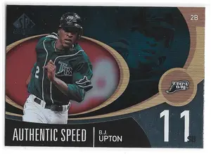 2007 SP Authentic Authentic Speed #AS-4 B.J. Upton