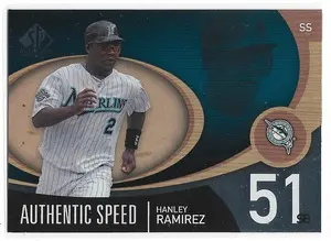 2007 SP Authentic Authentic Speed #AS-24 Hanley Ramirez