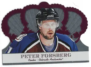 2000-01 Crown Royale Red #28 Peter Forsberg