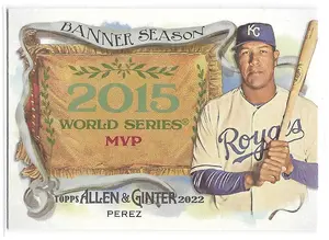 2022 Allen & Ginter Banner Season #BS-44 Salvador Perez