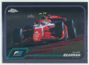 2024 Topps Chrome Formula 1 - Oliver Bearman #93 F2 Driver
