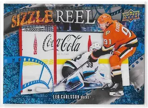 2025-26 Upper Deck Sizzle Reel Speckle #SR-17 Leo Carlsson