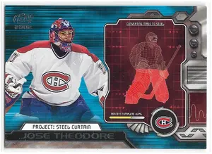 2001-02 Pacific Steel Curtain #10 Jose Theodore