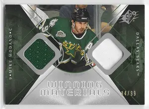 2007-08 SPx Winning Materials Spectrum #WM-MM Mike Modano (84/99)