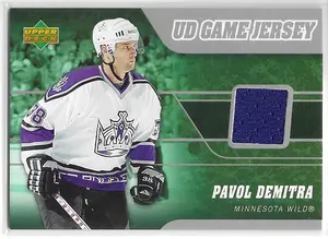 2006-07 Upper Deck UD Game Jersey #J-DE Pavol Demitra