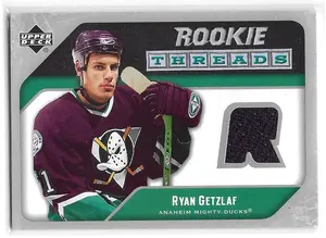 2005-06 Upper Deck Rookie Threads #RT-RG Ryan Getzlaf