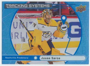 2025-26 UPPER DECK - JUUSE SAROS #TS-7 TRACKING SYSTEMS