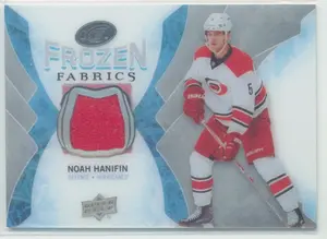2016-17 UPPER DECK ICE - NOAH HANIFIN #FF-NH FROZEN FABRICS