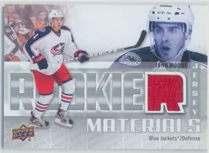 2011-12 UPPER DECK - JOHN MOORE #RM-JM ROOKIE MATERIALS