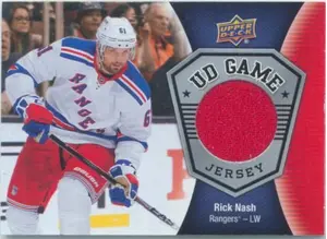 2016-17 UPPER DECK - RICK NASH #GJ-RN UD GAME JERSEY