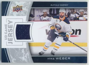2013-14 UPPER DECK - MIKE WEBER #GJ-MW GAME JERSEY